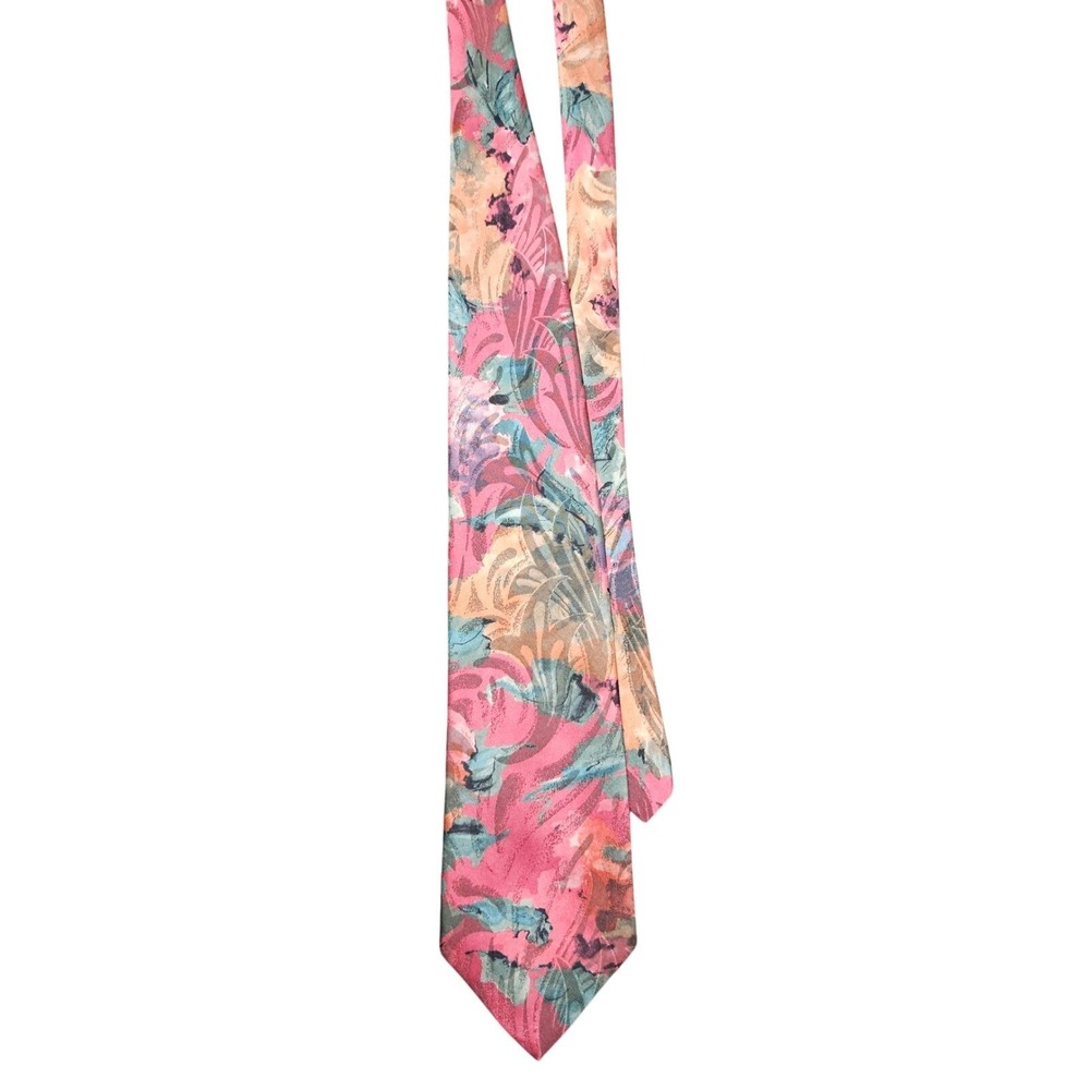 Wembley‎ Tropical Floral Silk Blend Necktie Men's